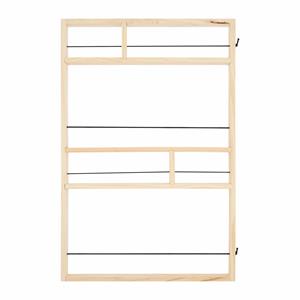 QUVIO Wandrek met elastiek - 3 x 40 x 60 cm