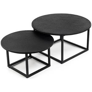 Lions Design Lava Ronde Salontafelset Zwart Één