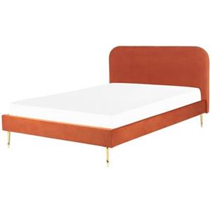 Beliani FLAYAT Bed oranje 160x200