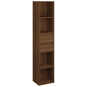 VidaXL Boekenkast 36x30x171 Cm Bewerkt Hout Bruineikenkleurig