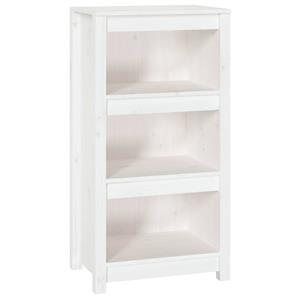 Vidaxl Bücherregal Weiß 50x35x97 Cm Massivholz Kiefer