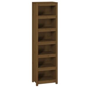 VidaXL Boekenkast 50x35x183 Cm Massief Grenenhout Honingbruin