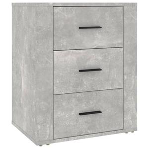 Vidaxl Nachttisch Betongrau 50x36x60 Cm Holzwerkstoff