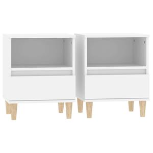 VidaXL Nachtkastjes 2 St 40x35x50 Cm Wit