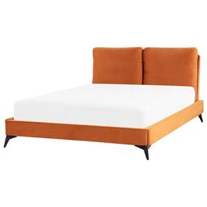 Beliani MELLE Bed oranje 140x200