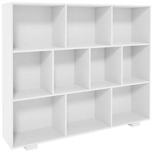 CLP Regal Peoria Mit Vielen Ablageflächen I Dekoratives Bücherregal I Wandregal Aus MDF