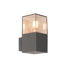 QAZQA Wandlamp buiten denmark - Donkergrijs - Modern - L 8.5cm