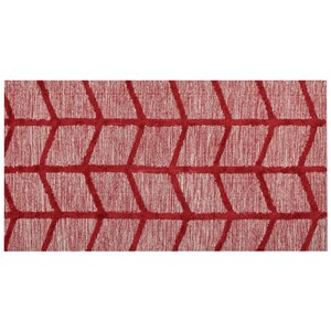 BELIANI Vloerkleed katoen rood 80 x 150 cm SIVAS