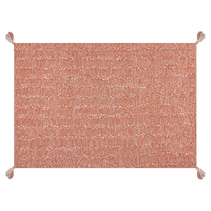 BELIANI Vloerkleed katoen oranje 140 x 200 cm MUGLA
