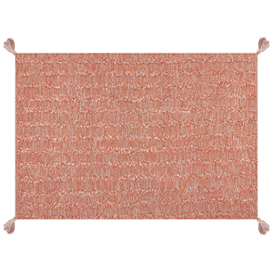 BELIANI Vloerkleed katoen oranje 160 x 230 cm MUGLA