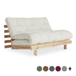 Karup Design Schlafsofa Roots 160, (2 St.), Mit Holzstruktur, inkl. Futonmatratze, Liegefläche 160x200 cm