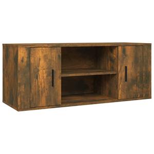 vidaXL TV-Schrank »TV-Schrank Räuchereiche 100x35x40 cm Holzwerkstoff TV-Lowboard Fernseher«