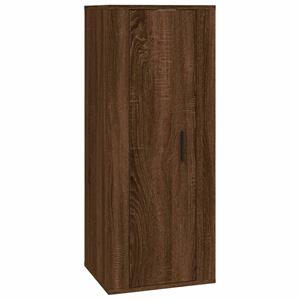 Vidaxl Tv-wandschrank Braun Eichen-optik 40x34,5x100 Cm