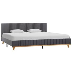 VidaXL Bedframe stof lichtgrijs 180x200 cm