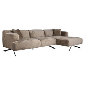 Richmond Interiors Richmond 3-zits Loungebank Donavan Chenille - Taupe