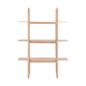 Gazzda Muse room divider houten boekenkast naturel - 140 cm