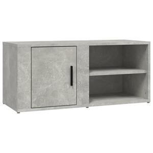 vidaXL TV-Schrank »TV-Schrank Betongrau 80x31,5x36 cm Holzwerkstoff TV-Lowboard Fernseher«