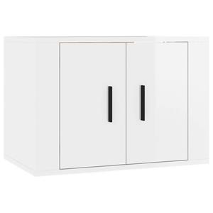 VidaXL Tv-wandmeubel 57x34,5x40 Cm Hoogglans Wit