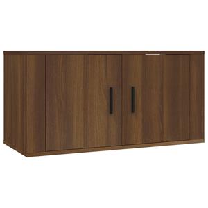 VidaXL Tv-wandmeubel 80x34,5x40 Cm Bruineikenkleurig