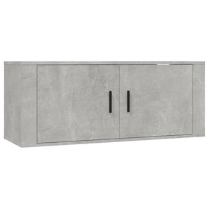 Vidaxl Tv-wandschrank Betongrau 100x34,5x40 Cm