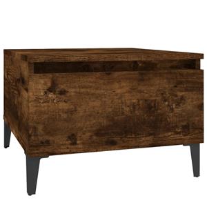 vidaXL Beistelltisch »Beistelltisch Räuchereiche 50x46x35 cm Holzwerkstoff« (1-St)