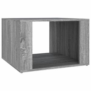 VidaXL Nachtkastje 57x55x36 Cm Bewerkt Hout Grijs Sonoma Eikenkleurig