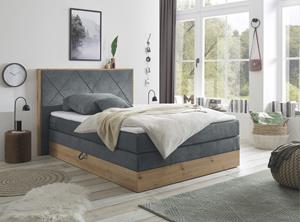 Ed Exciting Design Boxspringbett Bellevue, inkl. Bettkasten und Topper