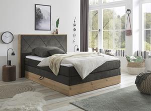 Ed Exciting Design Boxspringbett Bellevue, inkl. Bettkasten und Topper