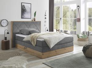 Ed Exciting Design Boxspringbett Bellevue, inkl. Bettkasten und Topper