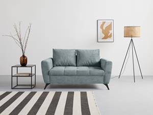 Andas 2-Sitzer Lörby, auch mit Aqua clean-Bezug, feine Steppung im Sitzbereich, lose Kissen