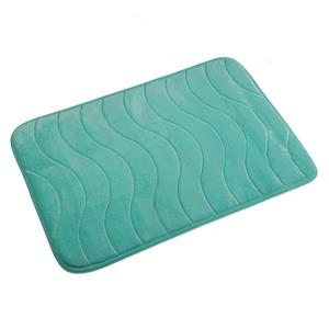 Bigbuy Badematte »Badematte Badvorleger Duschvorleger Badteppich Fernie Blau Baumwolle 40 x 60 cm« , Höhe 5 mm
