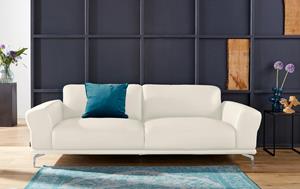 W.Schillig 2,5-Sitzer montanaa, mit Metallfüßen in Chrom glänzend, Breite 232 cm