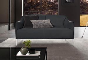 W.Schillig 2-Sitzer sally, mit Metallfüßen in Chrom glänzend, Breite 154 cm