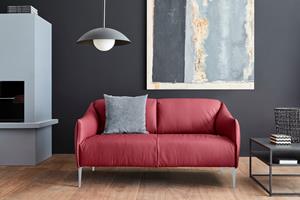 W.Schillig 2-Sitzer sally, mit Metallfüßen in Silber matt, Breite 154 cm