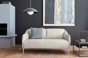 W.Schillig 2-Sitzer sally, mit Metallfüßen in Silber matt, Breite 154 cm