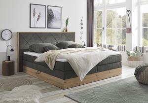 Ed Exciting Design Boxspringbett Bellevue, inkl. Bettkasten und Topper