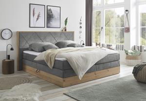 Ed Exciting Design Boxspringbett Bellevue, inkl. Bettkasten und Topper