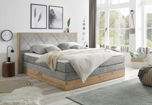 Ed Exciting Design Boxspringbett Bellevue, inkl. Bettkasten und Topper