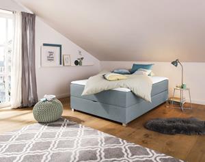 INOSIGN Boxspring Alexis zonder hoofdbord - ideaal voor ruimtes met schuine plafonds, in 4 breedten