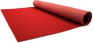 Primaflor-Ideen In Textil Läufer Eventteppich PODIUM, rechteckig, 2,6 mm Höhe, Breite 100 cm, robuster Nadelfilz, Uni Farben, In- und Outdoor geeignet