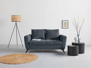 Andas 2-Sitzer Lörby, auch mit Aqua clean-Bezug, feine Steppung im Sitzbereich, lose Kissen
