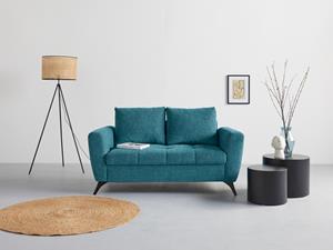 Andas 2-Sitzer Lörby, auch mit Aqua clean-Bezug, feine Steppung im Sitzbereich, lose Kissen