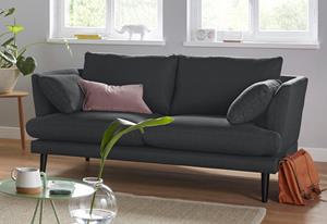 Andas 2-Sitzer Gondola, scandinavisches Design und edle Ausstrahlung, mit Holzbeinen