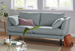 Andas 2-Sitzer Gondola, scandinavisches Design und edle Ausstrahlung, mit Holzbeinen