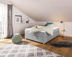 INOSIGN Boxspring Alexis zonder hoofdbord - ideaal voor ruimtes met schuine plafonds, in 4 breedten