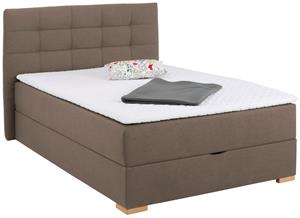Home affaire Boxspring Olivet in 4 kleuren, 4 breedten, 2 matrassoorten, ook in extra lang 220 cm