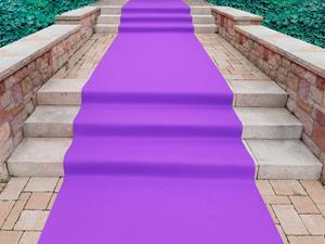 Primaflor-Ideen In Textil Läufer Eventteppich PODIUM, rechteckig, 2,6 mm Höhe, Breite 200 cm, robuster Nadelfilz, Uni Farben, In- und Outdoor geeignet, ideal für Events & und 