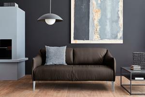 W.Schillig 2,5-Sitzer sally, mit Metall-Winkelfüßen in Silber matt, Breite 174 cm