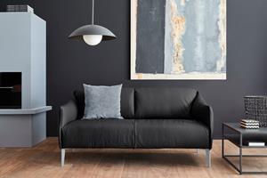 W.Schillig 2,5-Sitzer sally, mit Metall-Winkelfüßen in Silber matt, Breite 174 cm
