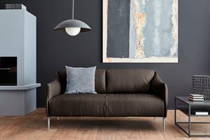 W.Schillig 2,5-Sitzer sally, mit Metallfüßen in Chrom glänzend, Breite 174 cm